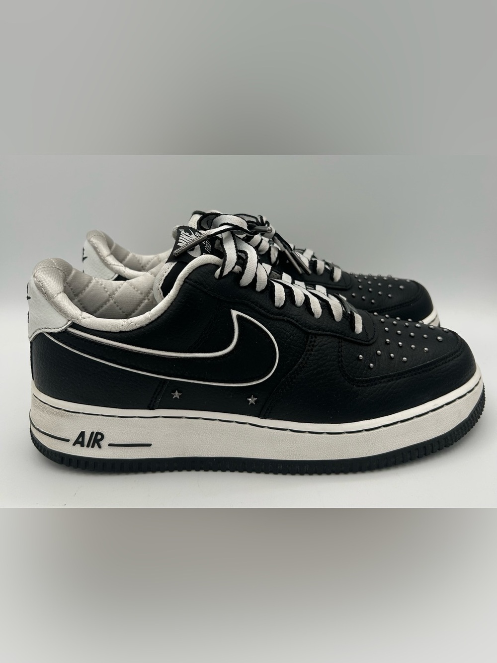 Nike Air Force 1 '07 Shoes Black Summit White 8.5 Men's Sizes Pre-Owned